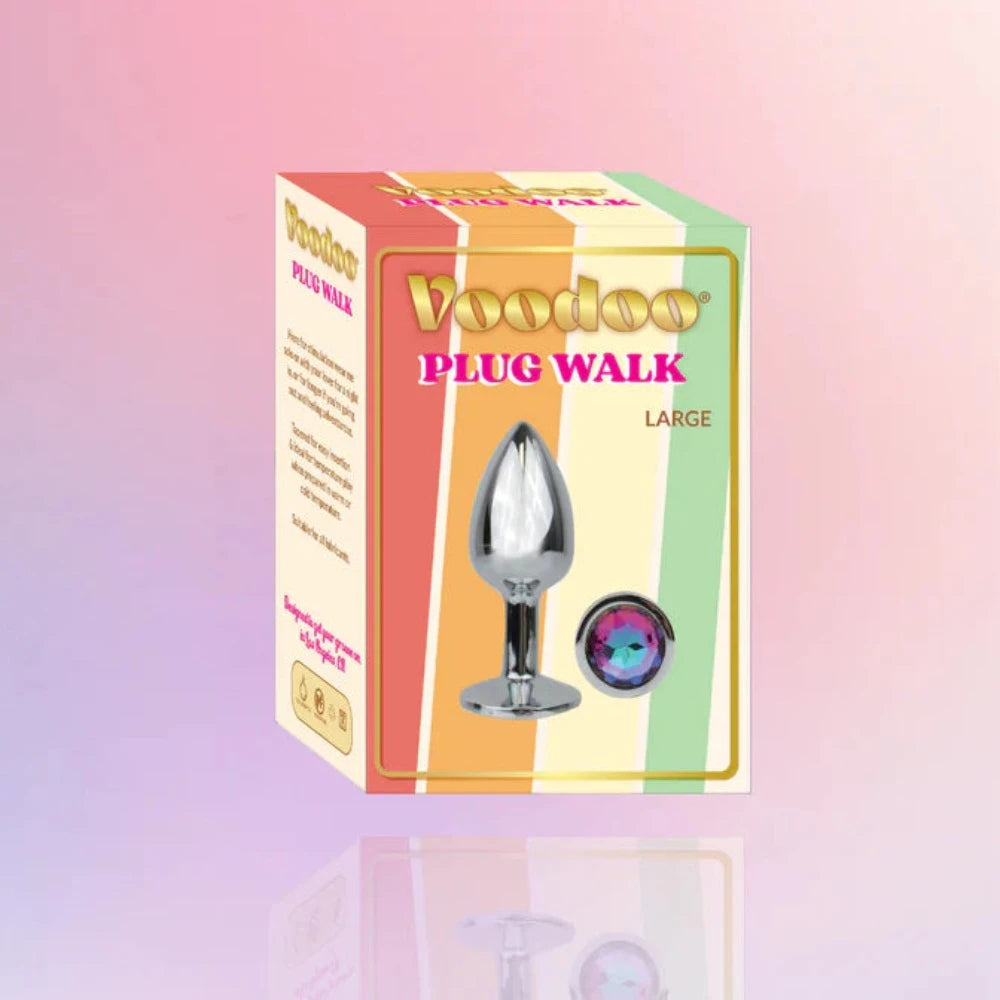 Anal toys with rich vibe-Voodoo ''Plug Walk'' Anal Gem Plug -Large