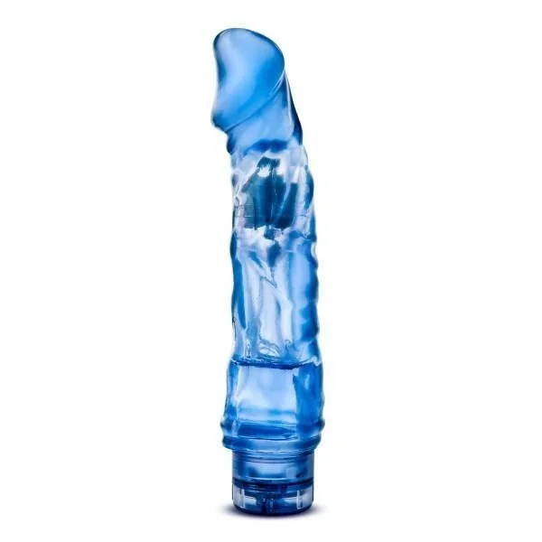 bumpy rubber textured dildo-B Yours Vibe #6 Blue