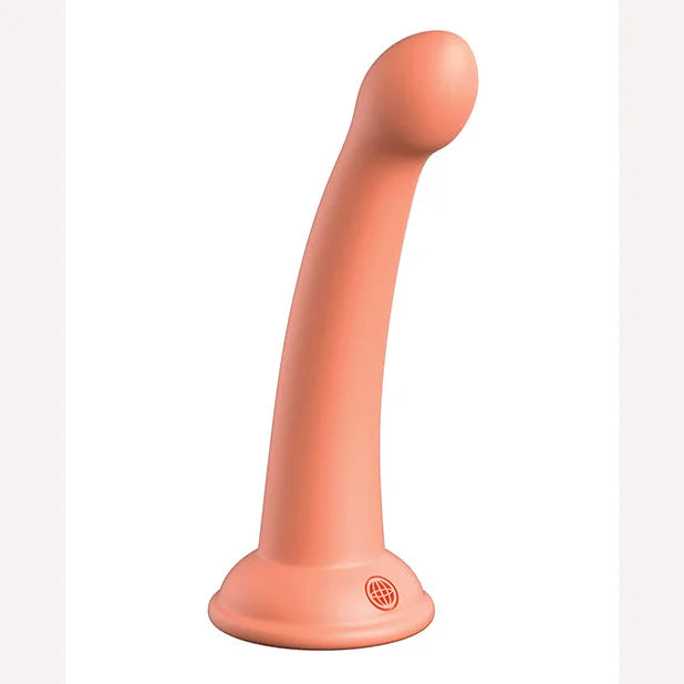 fantasy silicone veined dildo-Dillio Platinum 6in Secret Explorer Peach