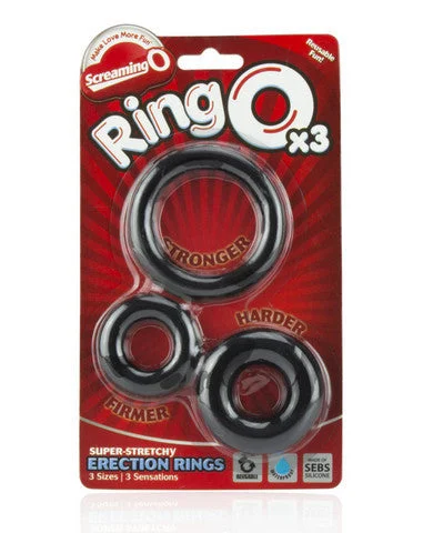 cock ring with sleek joy-Screaming Ringo 3-Pack - 6 Count Box