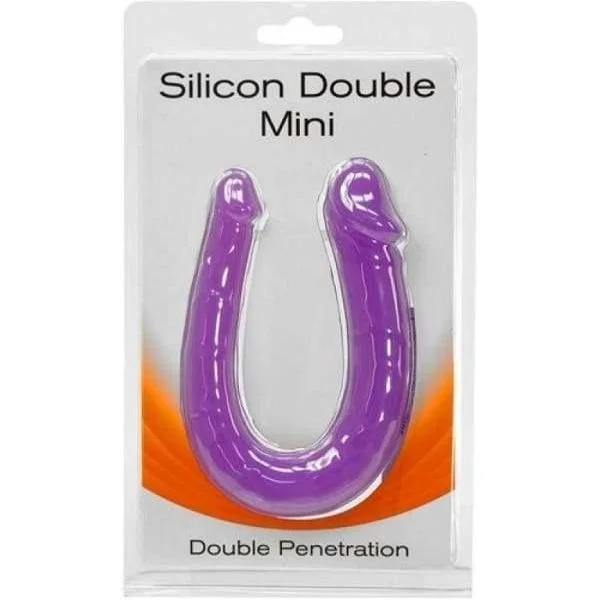 thick glass purple dildo-Dildo Double - Mini Dildo en forme de U