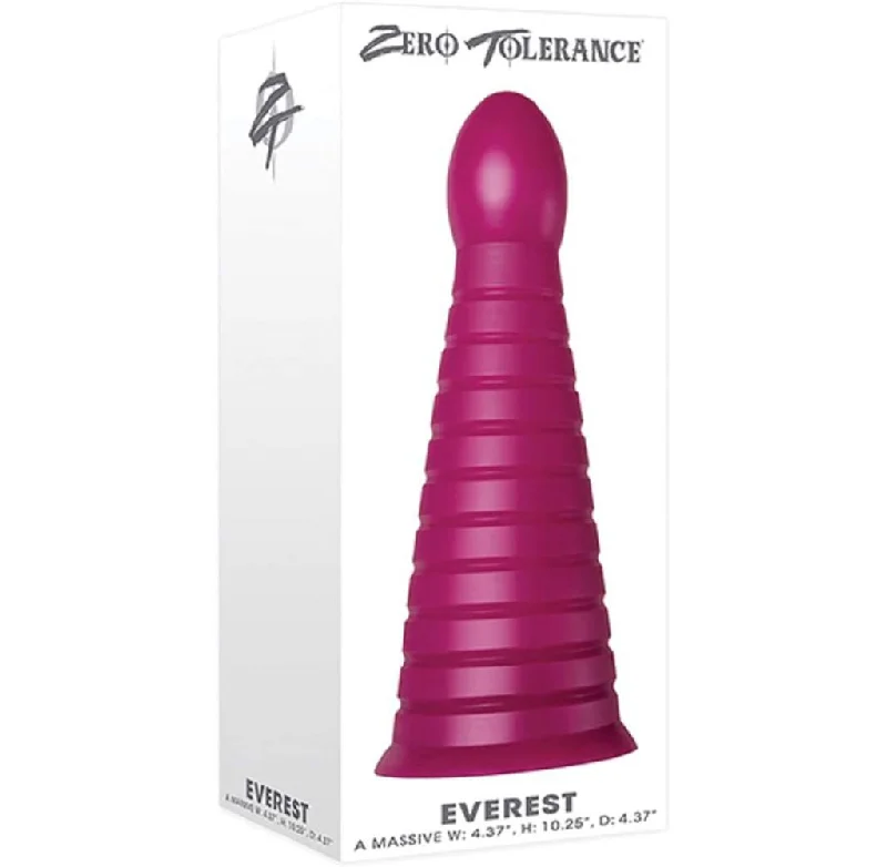 Anal toys with angled shape-Zero Tolerance ''Everest'' Anal Plug