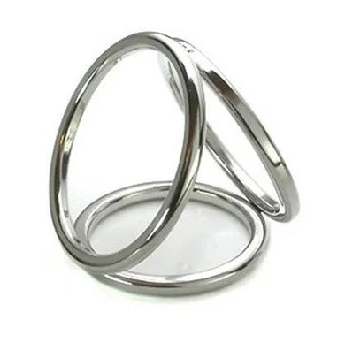 cock ring for wild play-Chrome Cage