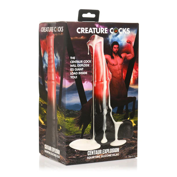 soft glass blue dildo-Centaur Explosion Creature Cocks Dildo by XR