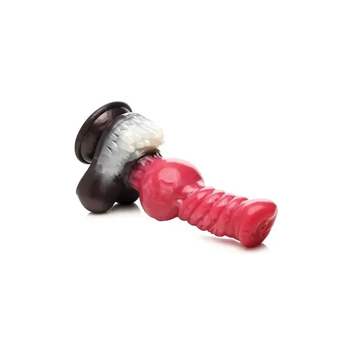 thick rubber bumpy dildo-Creature Cocks Cujo Canine Silicone Dildo - Pet Play Dildo