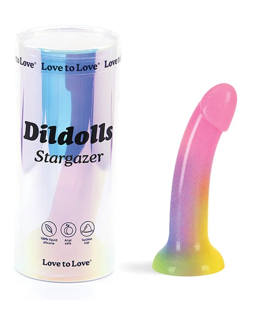 straight silicone purple dildo-DilDolls - Stargazer