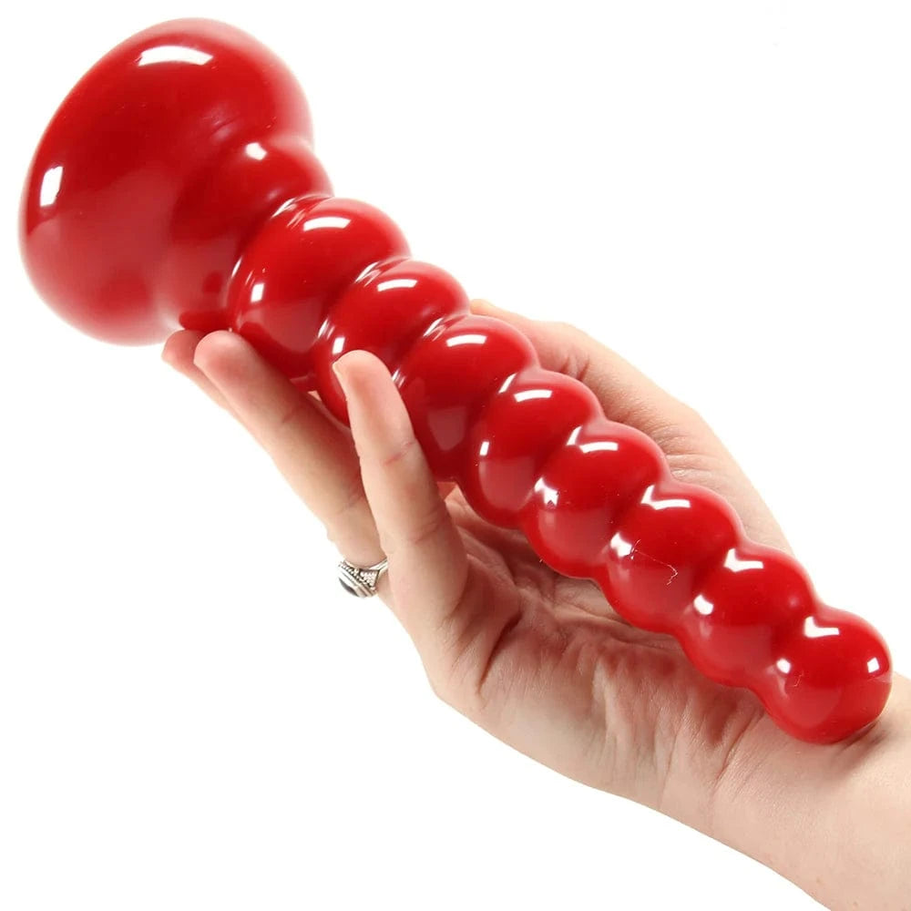 Anal toys for backdoor ease-Red Boy Red Ringer Anal Wand