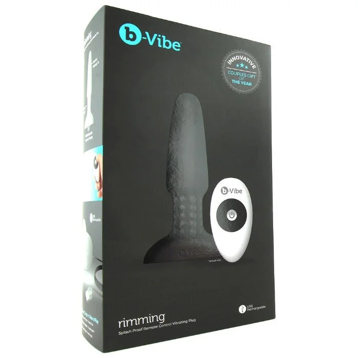 Anal toys with low profile-B-Vibe ''Rimming'' Vibrating Plug