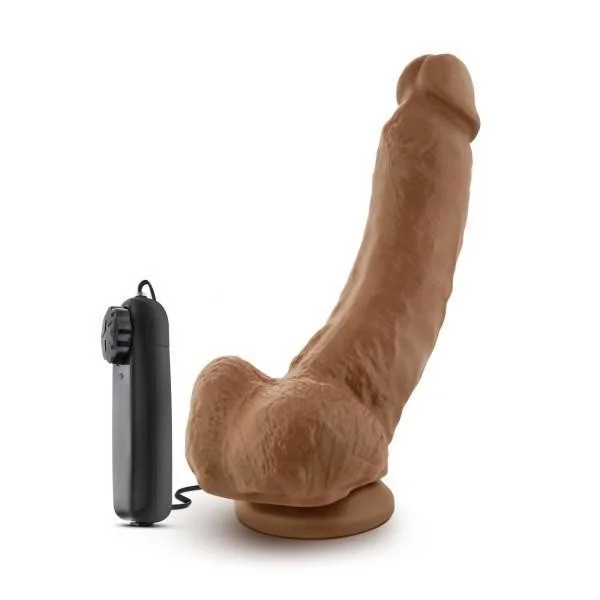 firm rubber lifelike dildo-Loverboy The Boxer Vibrating 9 Realistic Cock Mocha