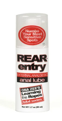 Anal toys with tame vibe-Ona Zees Rear Entry Anal Lube 1.7 oz.