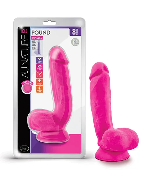 realistic rubber smooth dildo-Blush Au Naturel 8.5" Dildo