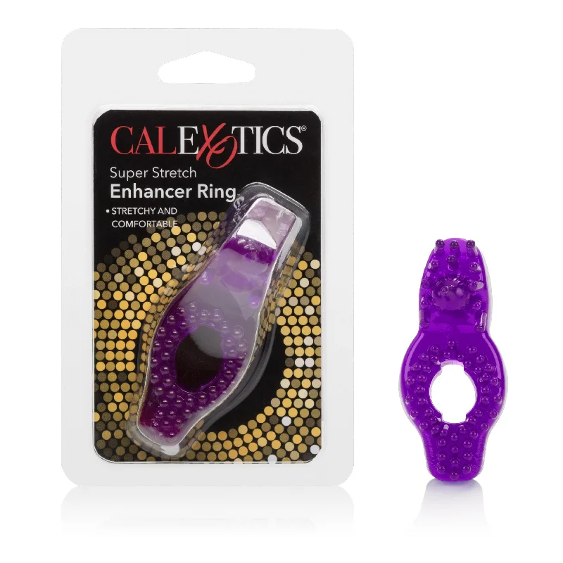 cock ring for intimate vibes-Super Stretch Style D - Purple