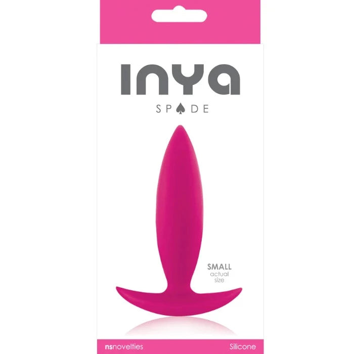 Anal toys for hot joy-Inya Spade Plug ''Small'' -Pink