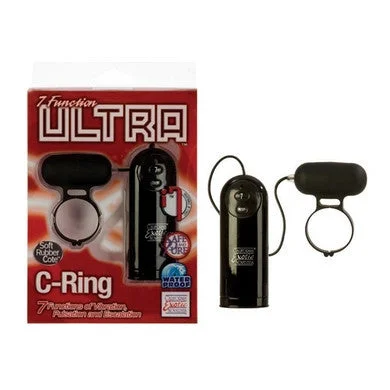 cock ring for firm joy-7 Function Ultra Vibrating C-Ring