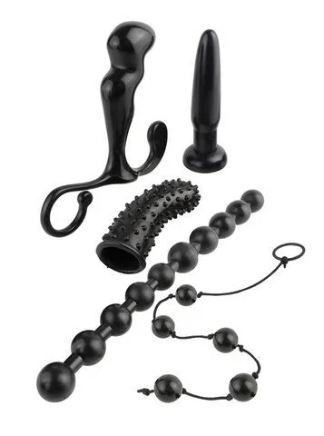 Anal toys for kinky fun-Anal Fantasy Collection Beginners Fantasy Kit - Black