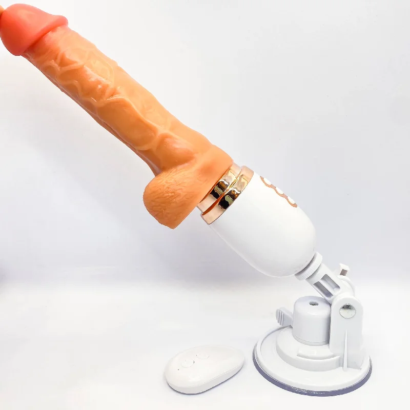 smooth glass violet dildo-Automatic Thrusting Dildo Sex Machine with Remote