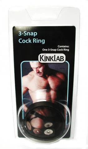 cock ring with lined play-3 Snap Cock Ring - Leather