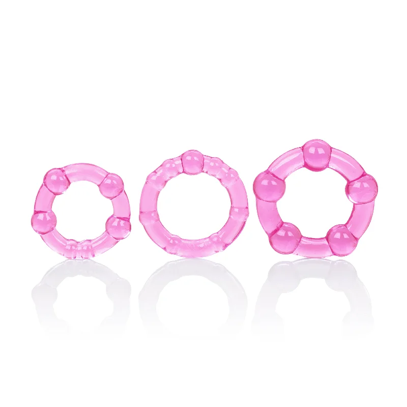 cock ring for solid vibes-Island Rings - Pink