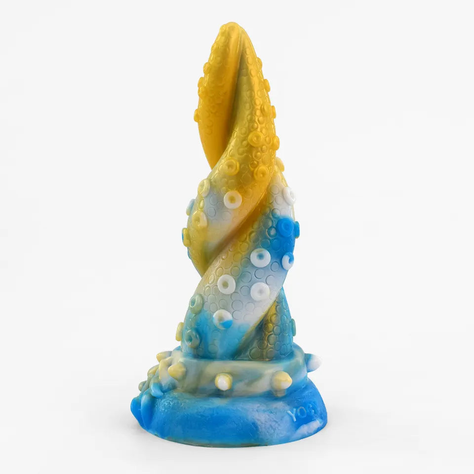 textured glass lifelike dildo-Silicone Kraken Tentacle Dildo