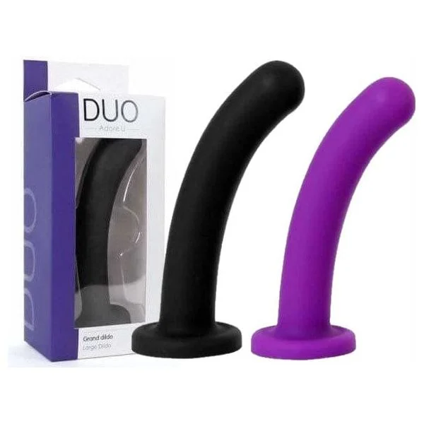 flexible rubber straight dildo-Dildo - Adore U Duo - Large