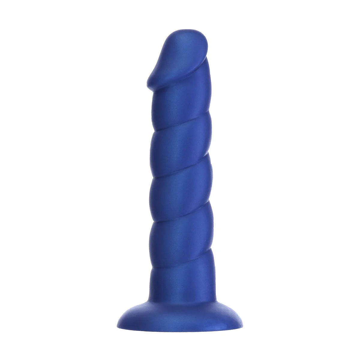 smooth rubber thin dildo-Addiction Unicorn Dil 8" - Blue