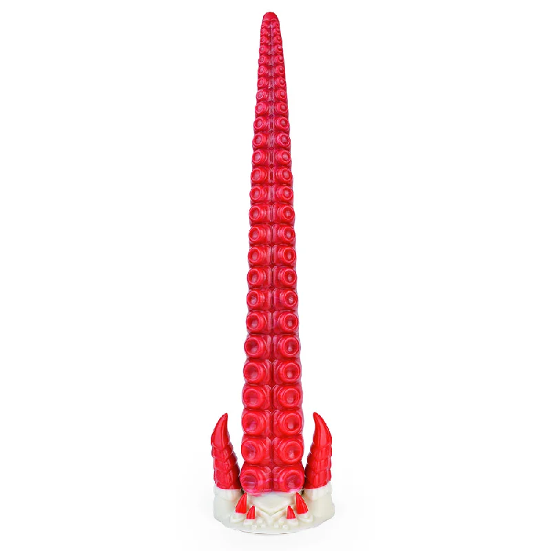 vibrating silicone orange dildo-NNSX Joseph Hellfire Octopus Tentacle Dildo