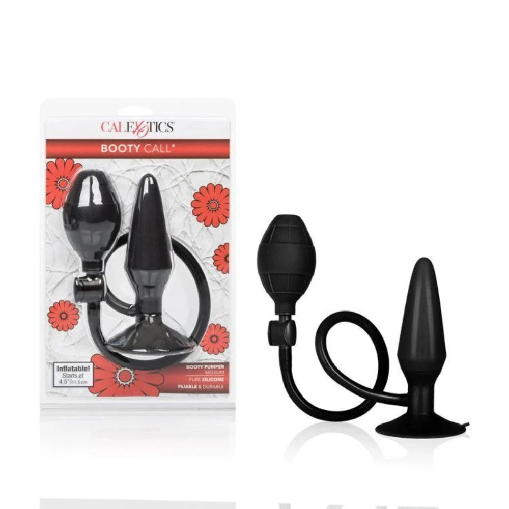 Anal toys for close vibes-Calex Booty Call ''Booty Pumper'' - Medium Black