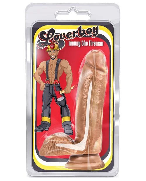 textured silicone black dildo-Blush Loverboy Manny The Fireman - Latin