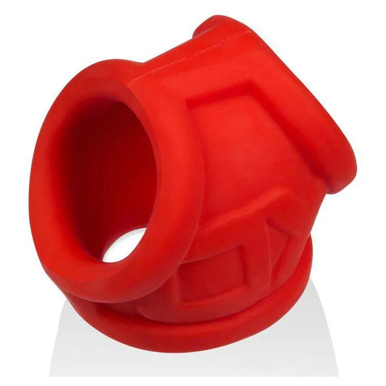 cock ring for enhanced intimacy-Oxballs Oxsling Cocksling Red