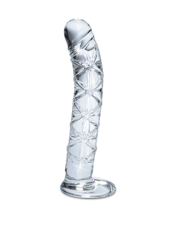 straight glass thin dildo-Icicles #60