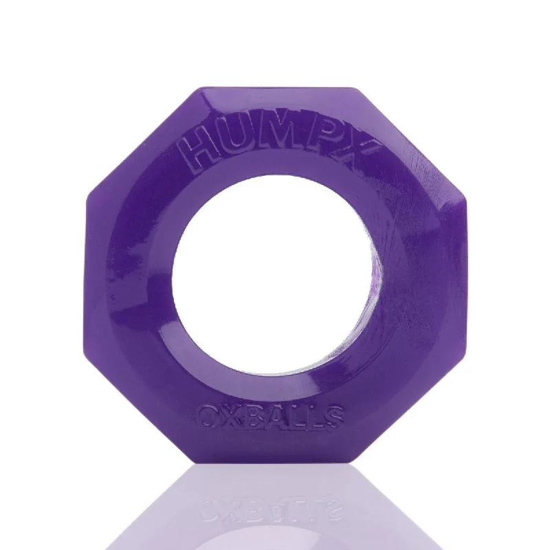 cock ring with low noise-Oxballs Humpx Cockring Aubergine