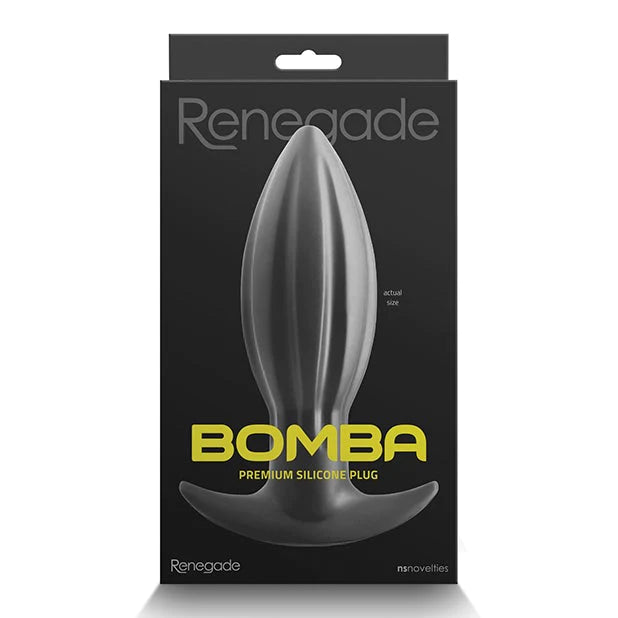 Anal toys with satin calm-Renegade ''Bomba'' Butt Plug -Large