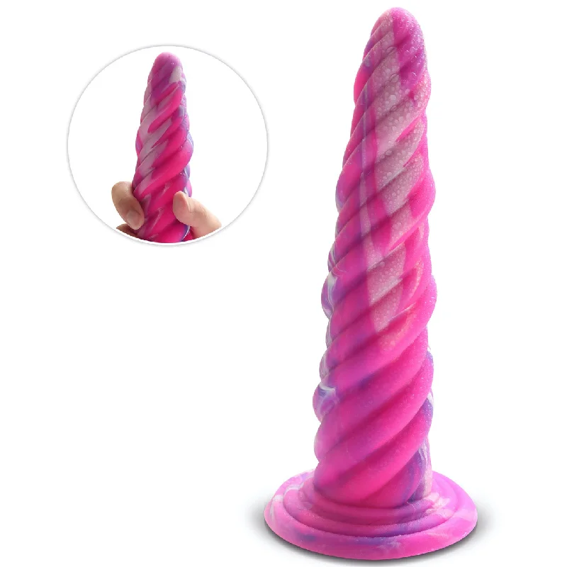 curved glass fantasy dildo-Starry Sky Series Sex Dildo for Woman #06