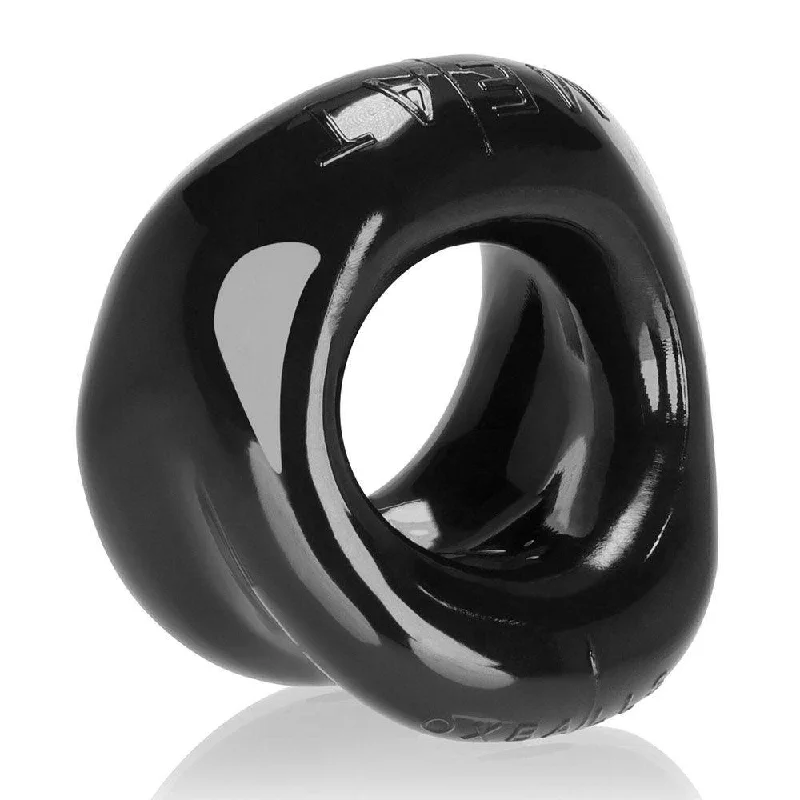 cock ring with warming feature-Oxballs Meat Padded Black