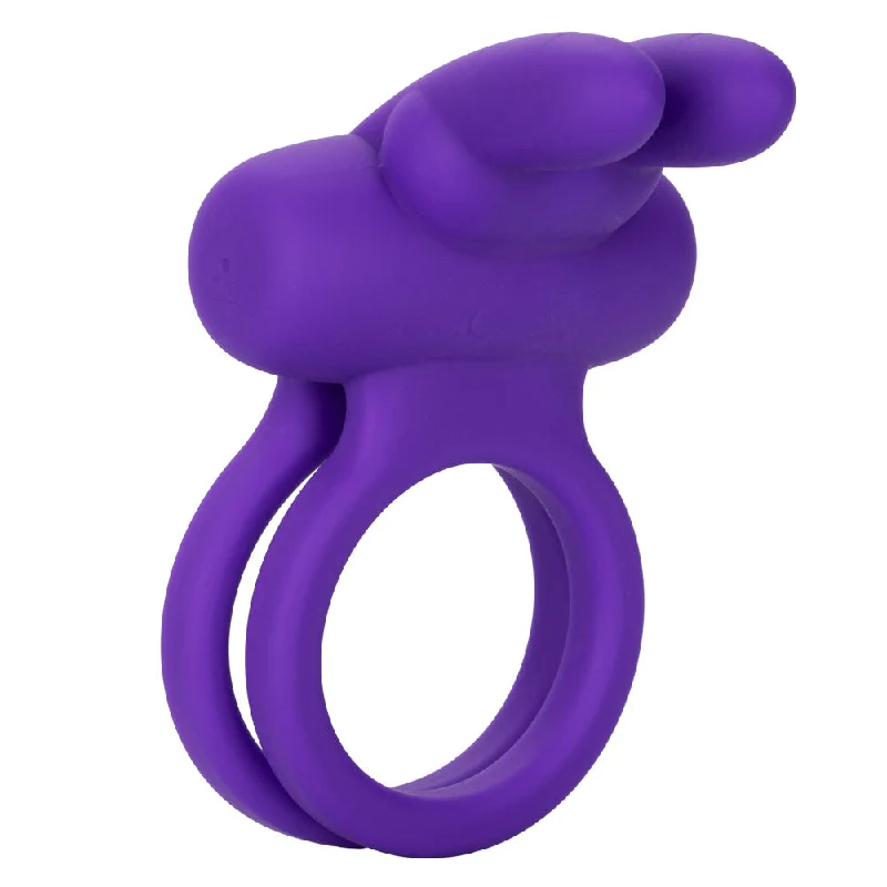 cock ring for mutual play-Silicone Rechargeable Dual Rockin' Rabbit  Enhancer