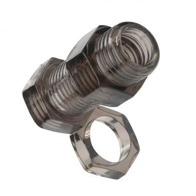 cock ring with small footprint-Screw Me Nuts And Bolts Enhancer - Smoke