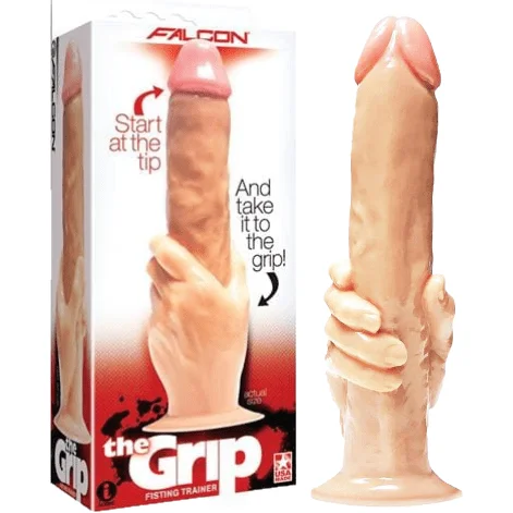 thin rubber bumpy dildo-Dildo XXL - Falcon - The Grip-12,60 pouces