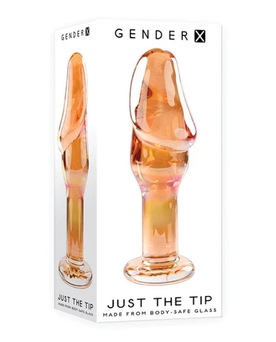 Anal toys with rich calm-Gender X ''Just the Tip'' Glass Butt Plug