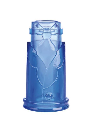 cock ring with portable case-Up Dress It Up Cocktail Girth Enhancer - Blue