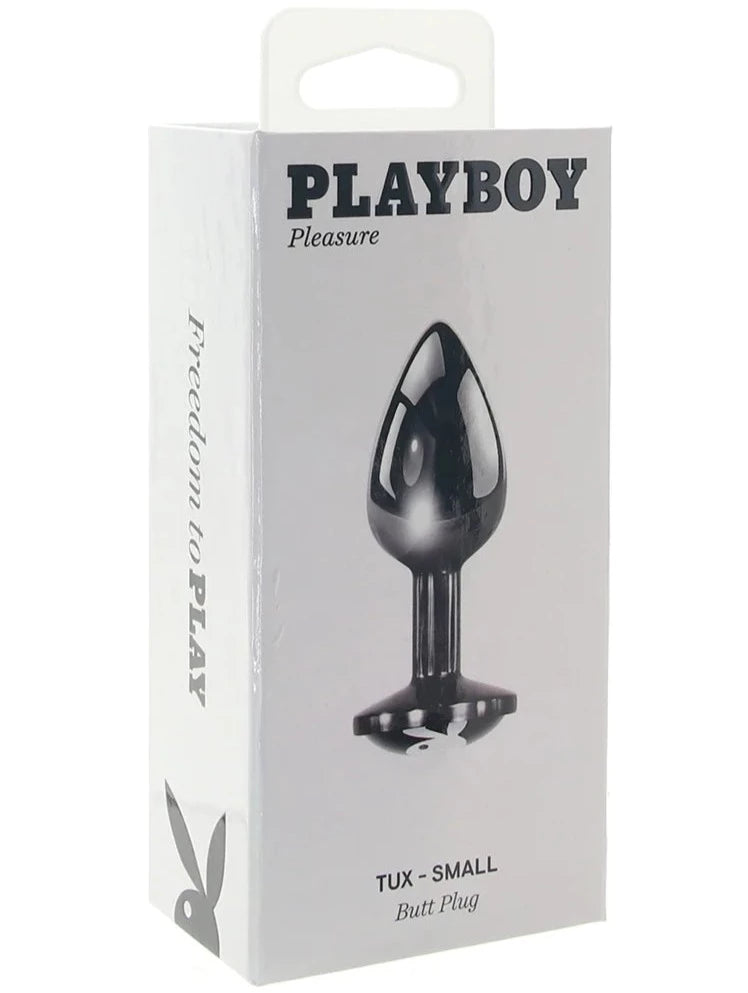 Anal toys for safe calm-Playboy ''Tux'' Butt Plug -Small