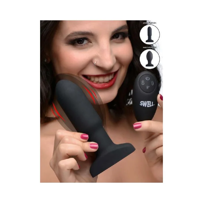 Anal toys with wavy joy-Worlds First Remote Control Inflatable 10x Vibrating Missile Silicone Anal Plug