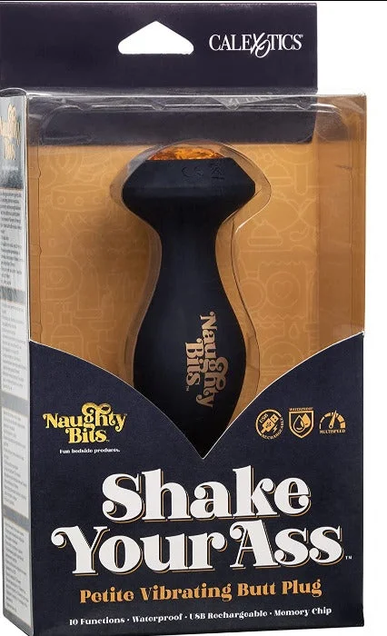 Anal toys with mild joy-CalEx Naughty Bits ''Shake Your Ass'' Petite Gem Vibrating Butt Plug