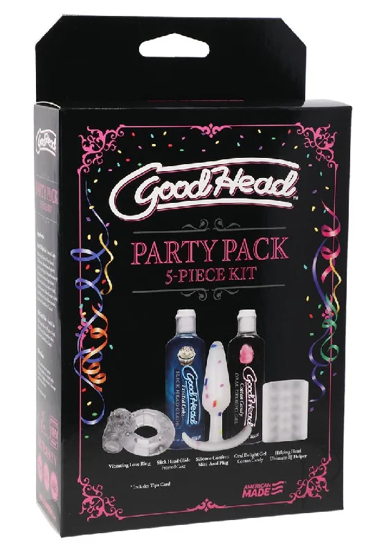 cock ring with quiet hum-Goodhead Party Pack 5pc