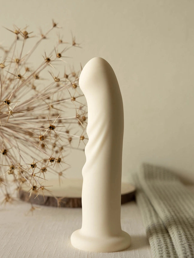 realistic silicone straight dildo-The Natural Love Company Dill-e Thrusting Dildo with Suction Cup