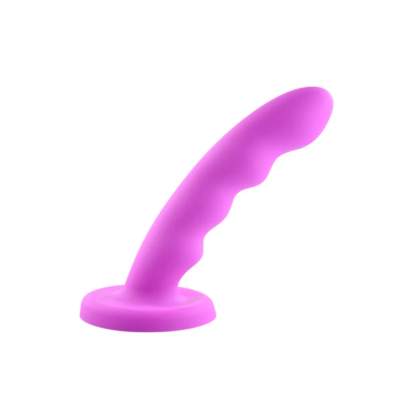 curved silicone matte dildo-Nautia 8" Silicone Dildo