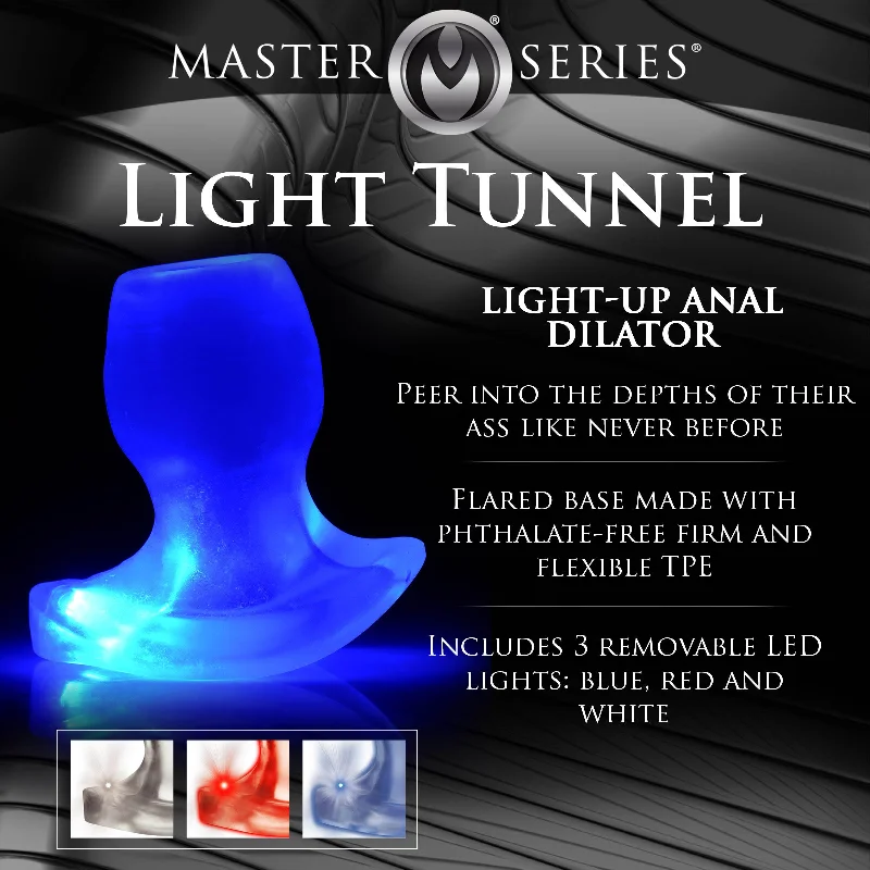 Anal toys for mild rub-Light-Tunnel Light-Up Anal Dilator