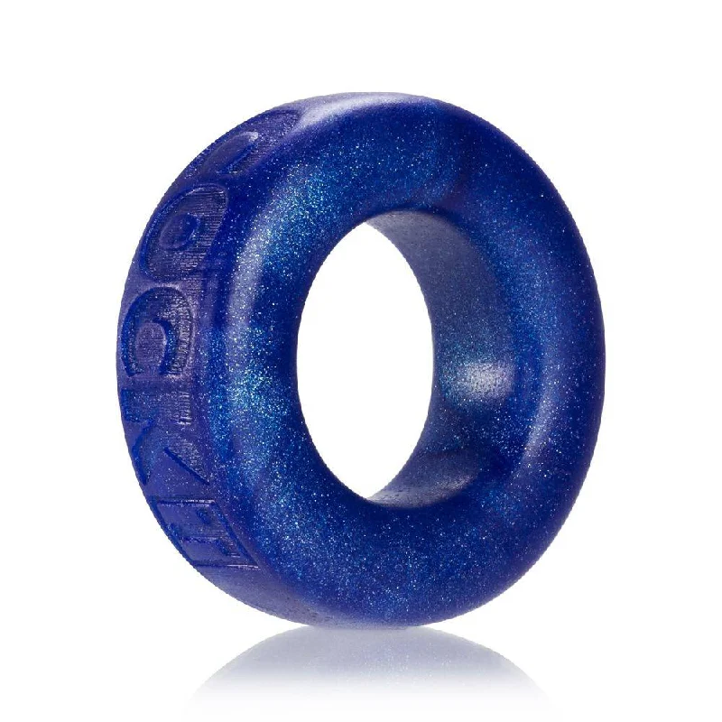 cock ring with travel case-Oxballs Cock T Blue