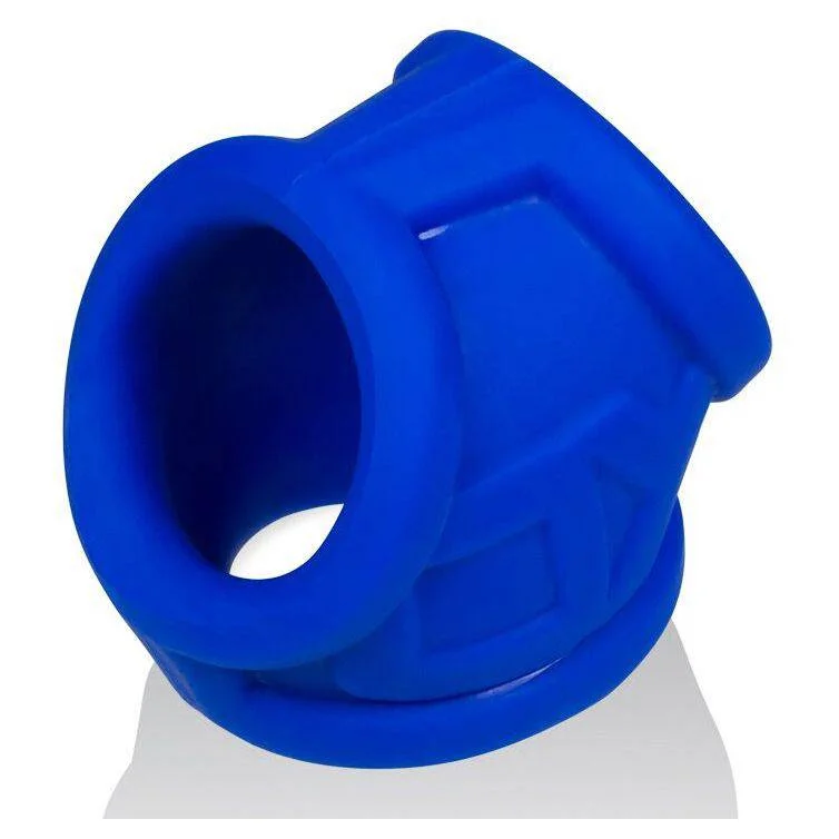 cock ring with compact size-Oxballs Oxsling Cocksling Blue