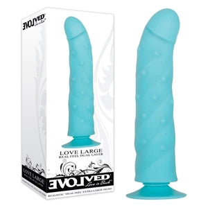 vibrating silicone thick dildo-Love Large Dildo 9.5" by Evolved