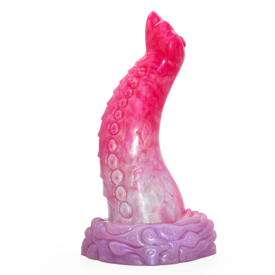 thin glass fantasy dildo-Big Octopus Silicone Dildo